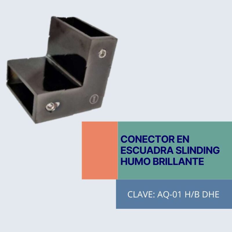 Slinding Conector en Escuadra Slinding Humo Brillante